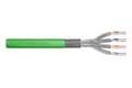 Miniatyrbilde 3 av 5: DIGITUS Professional - Samlet kabel - 100 m - 7.9 mm - S/FTP - simpleks - CAT 8.2 - halogenfri - grønn