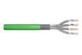 Miniatyrbilde 4 av 5: DIGITUS Professional - Samlet kabel - 100 m - 7.9 mm - S/FTP - simpleks - CAT 8.2 - halogenfri - grønn