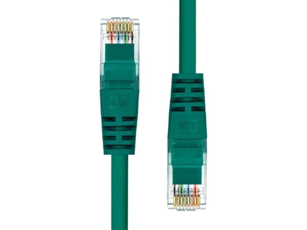 ProXtend - Koblingskabel - RJ-45 (hann) til RJ-45 (hann) - 50 cm - UTP - CAT 5e - formstøpt, uten hindringer - grønn
