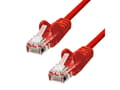 Miniatyrbilde 4 av 5: ProXtend - Koblingskabel - RJ-45 (hann) til RJ-45 (hann) - 3 m - UTP - CAT 5e - formstøpt, uten hindringer - rød