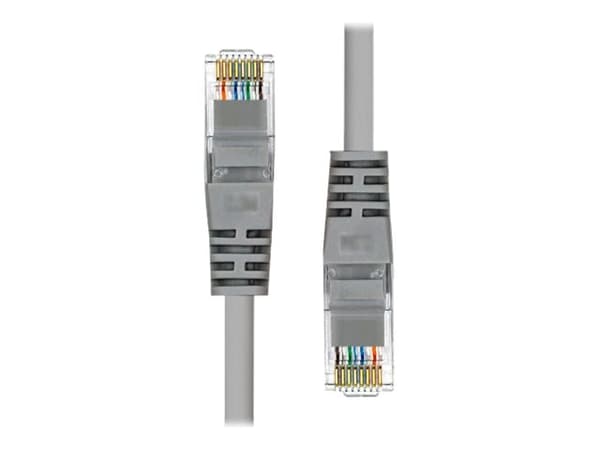 ProXtend - Koblingskabel - RJ-45 (hann) til RJ-45 (hann) - 25 cm - UTP - CAT 5e - formstøpt, uten hindringer - grå