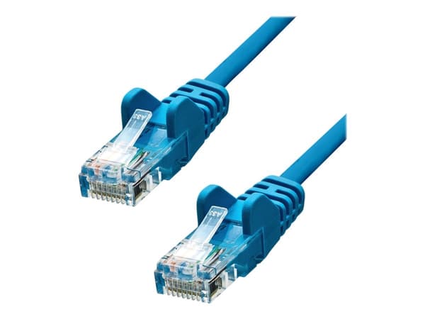 ProXtend - Koblingskabel - RJ-45 (hann) til RJ-45 (hann) - 20 m - UTP - CAT 5e - formstøpt, uten hindringer - blå