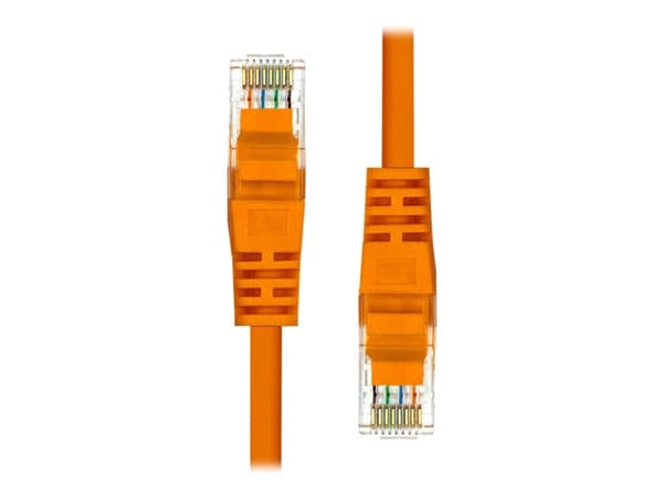 ProXtend - Koblingskabel - RJ-45 (hann) til RJ-45 (hann) - 15 m - UTP - CAT 5e - formstøpt, uten hindringer - oransje