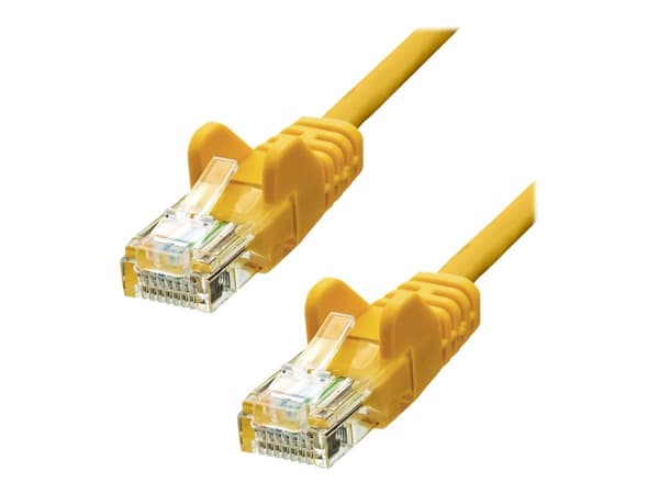 ProXtend - Koblingskabel - RJ-45 (hann) til RJ-45 (hann) - 20 m - UTP - CAT 5e - formstøpt, uten hindringer - gul