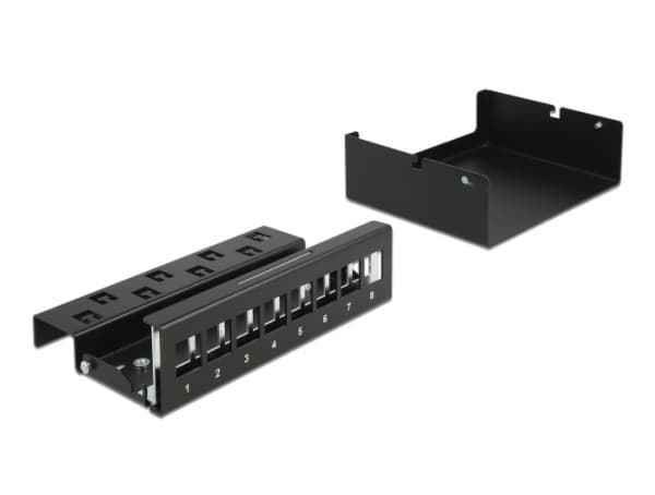 DeLOCK 43413, Musta, Metalli, 112,5 mm, 158,5 mm, 45,2 mm