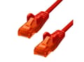 Miniatyrbilde 4 av 5: ProXtend - Koblingskabel - RJ-45 (hann) til RJ-45 (hann) - 25 cm - 5 mm - UTP - CAT 6 - IEEE 802.3af - med støvel, uten hindringer, flertrådet - rød