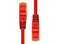 Miniatyrbilde 5 av 5: ProXtend - Koblingskabel - RJ-45 (hann) til RJ-45 (hann) - 25 cm - 5 mm - UTP - CAT 6 - IEEE 802.3af - med støvel, uten hindringer, flertrådet - rød
