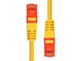 Miniatyrbilde 4 av 5: ProXtend - Koblingskabel - RJ-45 (hann) til RJ-45 (hann) - 20 cm - 5 mm - UTP - CAT 6 - IEEE 802.3af - med støvel, uten hindringer, flertrådet - gul