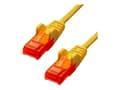 Miniatyrbilde 1 av 5: ProXtend - Koblingskabel - RJ-45 (hann) til RJ-45 (hann) - 20 cm - 5 mm - UTP - CAT 6 - IEEE 802.3af - med støvel, uten hindringer, flertrådet - gul