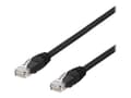 Miniatyrbilde 1 av 4: DELTACO - Koblingskabel - RJ-45 (hann) til RJ-45 (hann) - 7 m - UTP - CAT 6 - halogenfri - svart
