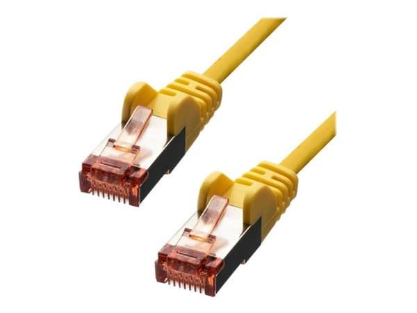 ProXtend - Nettverkskabel - RJ-45 (hann) til RJ-45 (hann) - 20 cm - 5.8 mm - foliebelagt uskjermet tvinnet kabelpar (F/UTP) - CAT 6 - IEEE 802.3af -