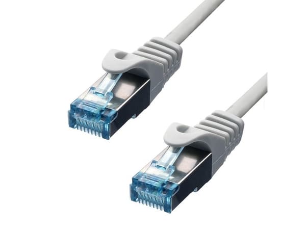 ProXtend - Koblingskabel - RJ-45 (hann) til RJ-45 (hann) - 7 m - 6 mm - SFTP, PiMF - CAT 6a - IEEE 802.3at - halogenfri, formstøpt, uten hindringer,