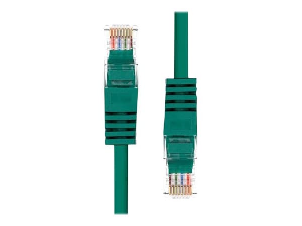 ProXtend - Patch-kabel - RJ-45 (hane) till RJ-45 (hane) - 50 cm - 5.4 mm - UTP - CAT 5e - IEEE 802.3at - formpressad, hakfri, tvinnad - grön