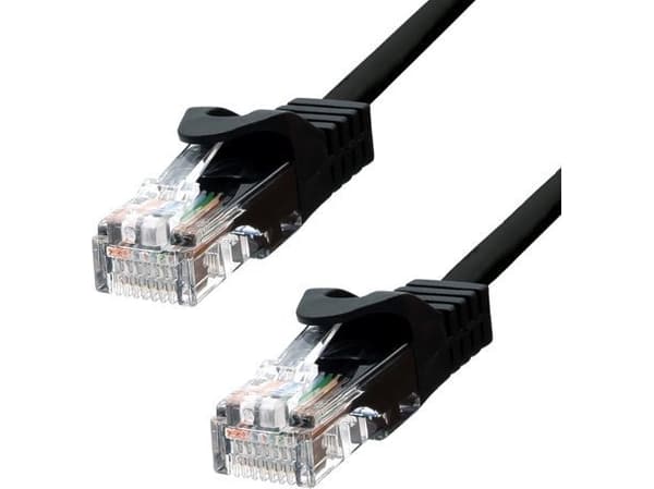 ProXtend 5UTP-10B, 10 m, Cat5e, U/UTP (UTP), RJ-45, RJ-45, Sort