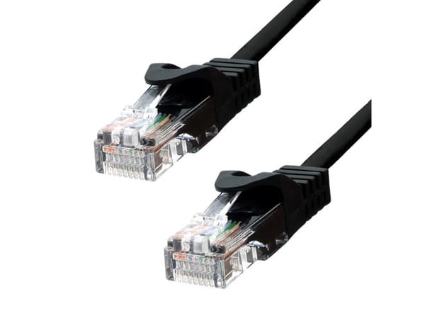 ProXtend 5UTP-10B, 10 m, Cat5e, U/UTP (UTP), RJ-45, RJ-45, Sort