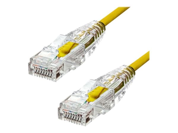 ProXtend Ultra Slim - Koblingskabel - RJ-45 (hann) til RJ-45 (hann) - 25 cm - 3.6 mm - UTP - CAT 6 - halogenfri, formstøpt, uten hindringer, flertråd