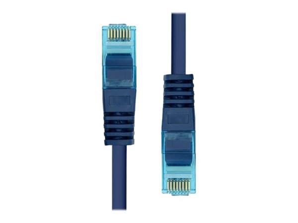 ProXtend - Patch-kabel - RJ-45 (hane) till RJ-45 (hane) - 75 cm - 6 mm - UTP - CAT 6a - IEEE 802.3at - halogenfri, formpressad, hakfri, tvinnad - blå