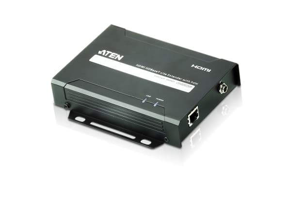 ATEN VE802T-AT-E, 4096 x 2160 pixlar, Sändare för AV-utrustning, 70 m, Kabel, Svart, HDCP