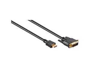 goobay MMK 630-0200 G - Adapterkabel - enkeltlink - HDMI han til DVI-D han - 2 m