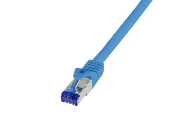 LogiLink C6A016S, 0,25 m, Cat6a, S/FTP (S-STP), RJ-45, RJ-45, Blå