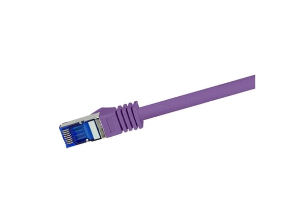 LogiLink Professional Ultraflex - Patch-kabel - RJ-45 (hane) till RJ-45 (hane) - 15 m - 6 mm - S/FTP - CAT 7 (kabel)/CAT 6a (kontakter) - halogenfri,