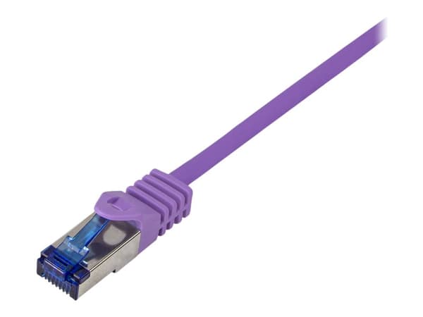LogiLink Professional Ultraflex - Patch-kabel - RJ-45 (hane) till RJ-45 (hane) - 15 m - 6 mm - S/FTP - CAT 7 (kabel)/CAT 6a (kontakter) - halogenfri,