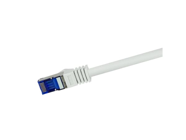 LogiLink Professional Ultraflex - Koblingskabel - RJ-45 (hann) til RJ-45 (hann) - 15 m - 6 mm - S/FTP - CAT 7 (kabel) / CAT 6a (kontakter) - halogenf