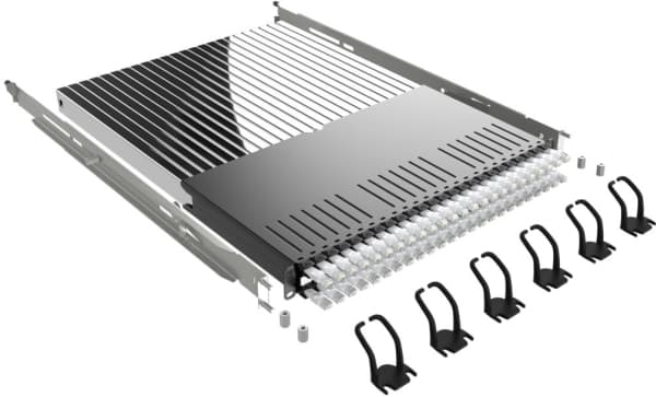 PATCHBOX PLUS+ - Kabeltrekksystem - CAT 6a - UTP - RAL 9005