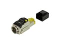 Pikkukuva 3 / 5: LogiLink MP0081, RJ45, Musta, Metallinen, Uros, Suora, Metalli, Muovi, Cat8.1