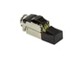 Pikkukuva 4 / 5: LogiLink MP0081, RJ45, Musta, Metallinen, Uros, Suora, Metalli, Muovi, Cat8.1