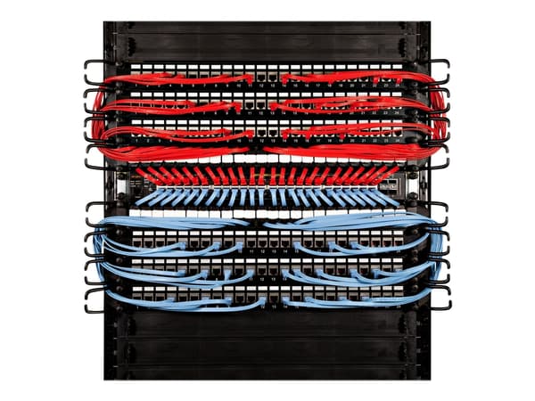 PATCHBOX PLUS+ - Kabelindragningssystem - CAT 6a - STP - RAL 9005