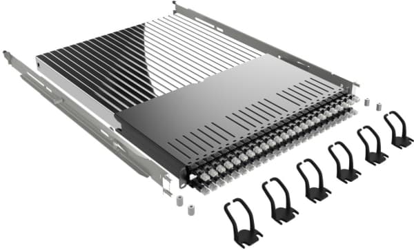 PATCHBOX PLUS+ - Kabelindragningssystem - CAT 6a - STP - RAL 9005