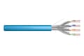 Miniatyrbilde 2 av 5: DIGITUS Professional - Installation cable - 100 m - 7.2 mm - U/FTP - simpleks - CAT 6a - IEEE 802.5/IEEE 802.3 - solid, halogenfri - lys blå, RAL 501