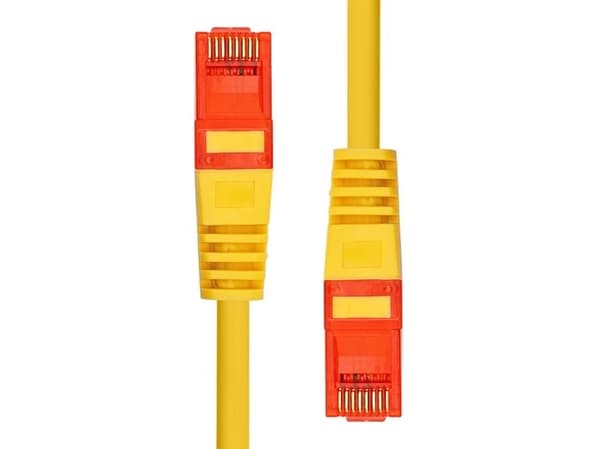 ProXtend 6UTP-10Y, 10m, Cat6, U/UTP (UTP), RJ-45, RJ-45, Gul