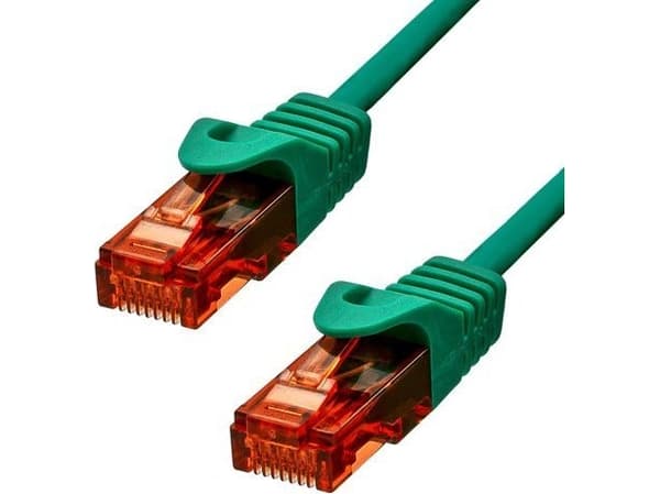 ProXtend 6UTP-15GR, 15 m, Cat6, U/UTP (UTP), RJ-45, RJ-45, Grønn