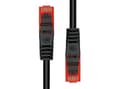 Miniatyrbilde 4 av 5: ProXtend - Koblingskabel - RJ-45 (hann) til RJ-45 (hann) - 75 cm - 6 mm - UTP - CAT 6 - halogenfri, uten hindringer, flertrådet - svart