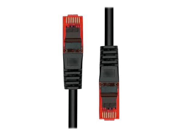ProXtend - Koblingskabel - RJ-45 (hann) til RJ-45 (hann) - 75 cm - 6 mm - UTP - CAT 6 - halogenfri, uten hindringer, flertrådet - svart