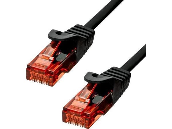 ProXtend 6UTP-10B, 10 m, Cat6, U/UTP (UTP), RJ-45, RJ-45, Sort