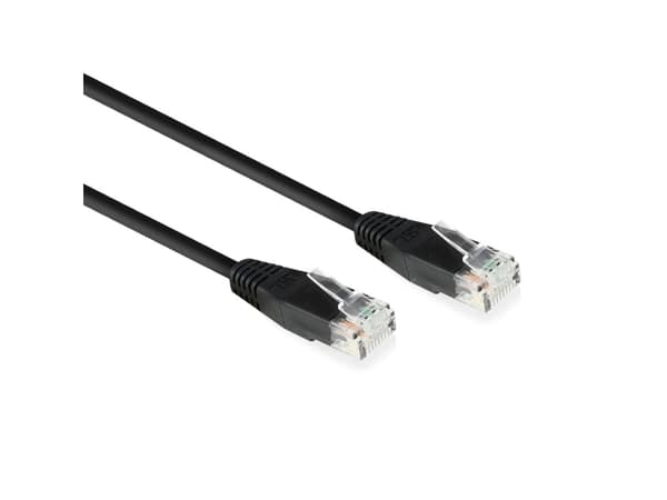 ACT AC4002 nettverkskabel Sort 2 m Cat6 U/UTP (UTP)
