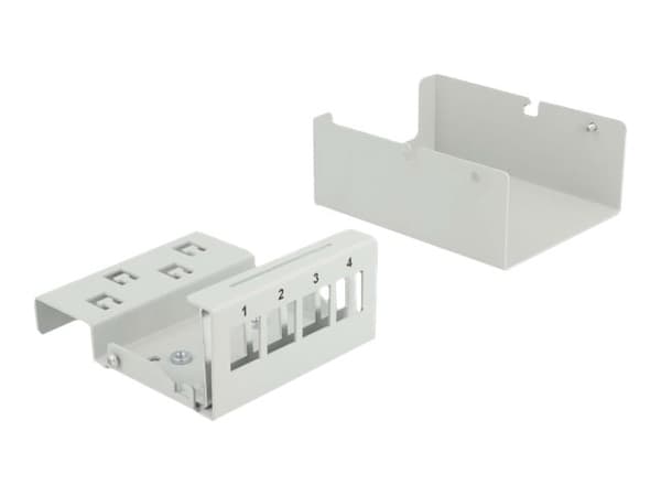 DeLOCK 43407, Harmaa, Metalli, 87,3 mm, 112,5 mm, 45,2 mm Harmaa