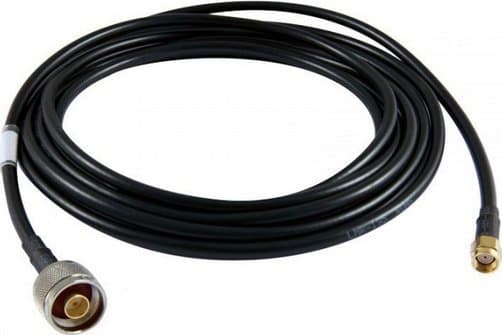 ALLNET ANT-CAB-LMR195-SMAM-NM-500, 5 m, R-SMA, N-tyyppi, musta