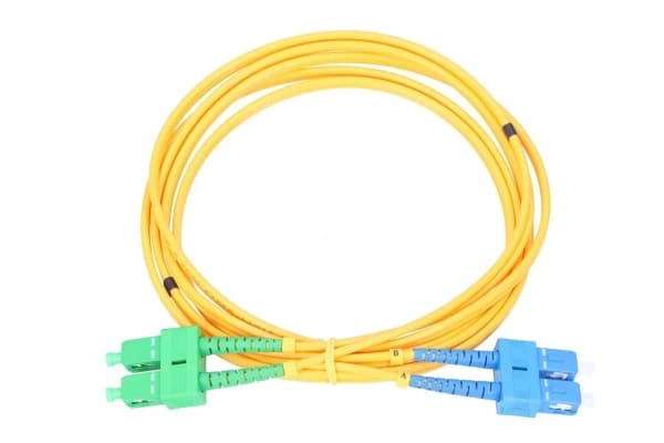 Extralink - Koblingskabel - SC/UPC-enkeltmodus (hann) til SC/APC-enkeltmodus (hann) - 1 m - 3 mm - fiberoptisk - dupleks - G.652D