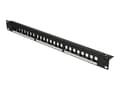 Miniatyrbilde 1 av 5: Extralink - Koblingspanel - rackmonterbar - UTP - RJ-45 X 24 - 19"