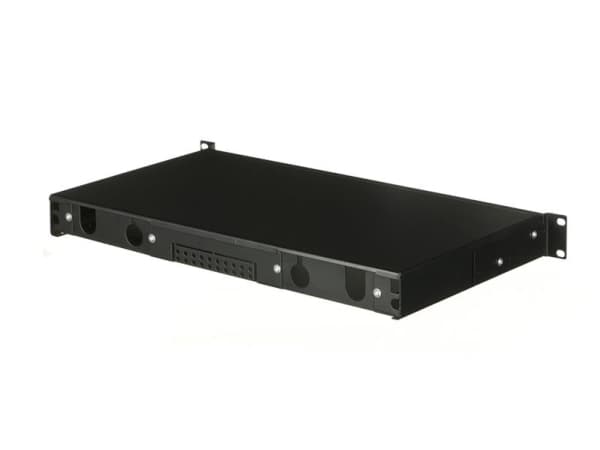 ALANTEC FOP-1U-24SCD-C - Fiberoptisk spleisningspanel - SC X 48 - sort, RAL 9005 - 1U - 19"