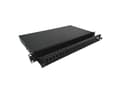Miniatyrbilde 2 av 5: ALANTEC FOP-1U-24SCD-C - Fiberoptisk spleisningspanel - SC X 48 - sort, RAL 9005 - 1U - 19"