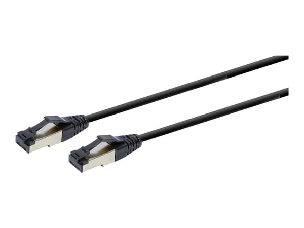 Cablexpert - Koblingskabel - RJ-45 (hann) til RJ-45 (hann) - 7.5 m - S/FTP - CAT 8 - formstøpt, uten hindringer, halogenfri - svart