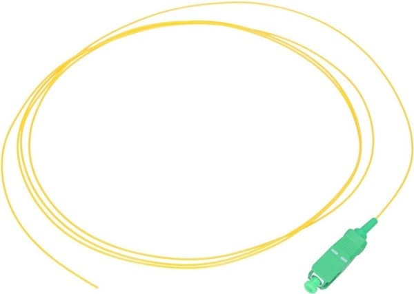 Extralink - Grisehale - SC/APC-enkeltmodus (hann) - 1.5 m - fiberoptisk - simpleks - 900 mikroner - G.657.A1