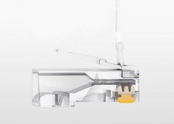 Ugreen Ugreen 100x RJ45 8P8C Cat 6-kontakt ändplugg transparent (60558)