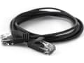 Miniatyrbild 2 av 2: wantec - Patch-kabel (hane) till RJ-45 (hane) - CAT 6a - svart
