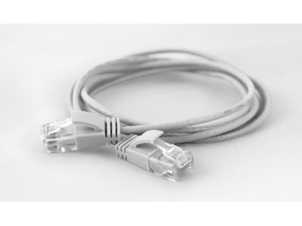 wantec - Patch-kabel - RJ-45 till RJ-45 (hane) - CAT 6a - vit